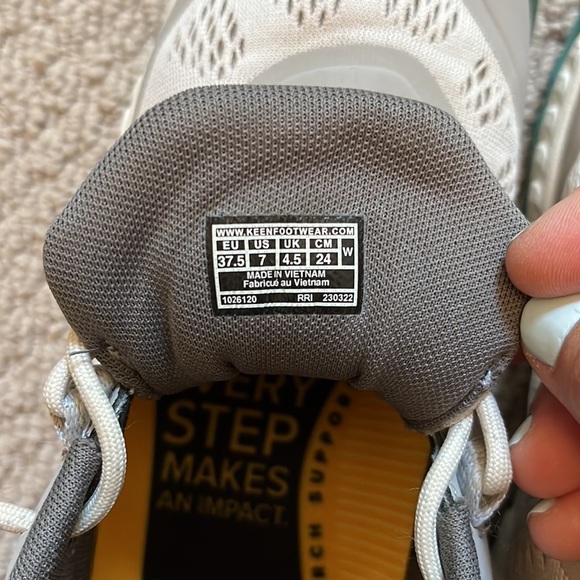 KEEN NXIS Speed Vapor/Porcelain Sz 7 - Picture 6 of 7